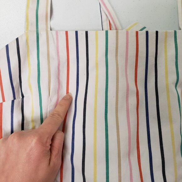 J Crew Womens Rainbow Stripe Tiered Maxi Dress Size 10 Preppy Vacation Stretch - Picture 10 of 16